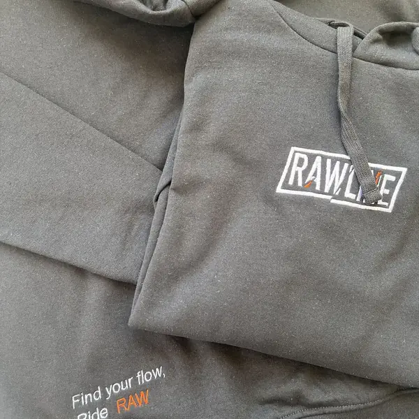 Embroidered hoodie for RAWLINE